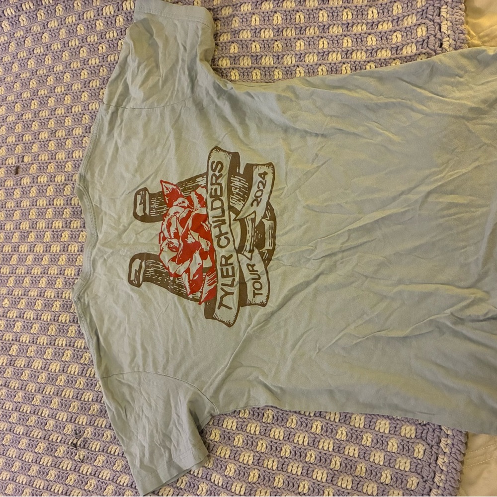 Tyler Childers Tour 2024 Gray T-Shirt